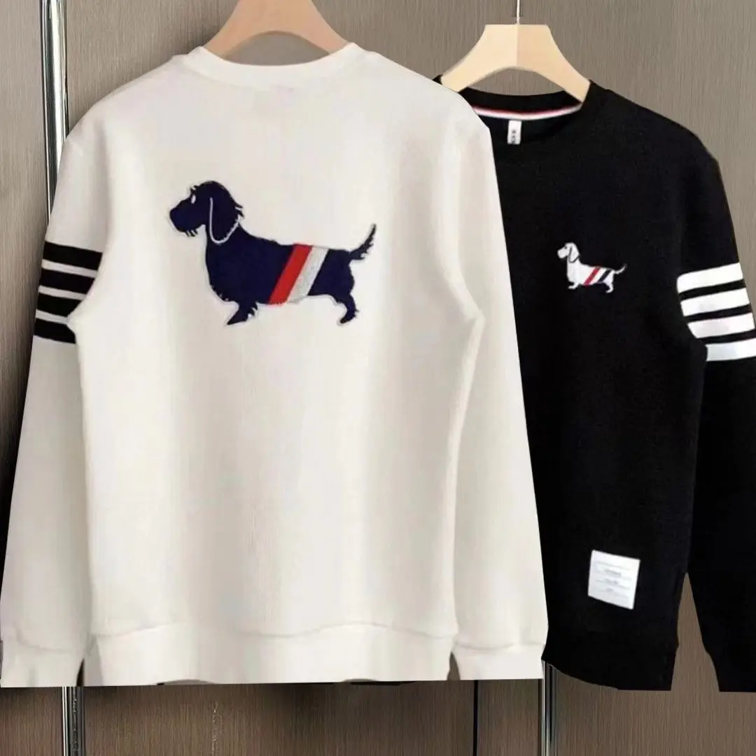 골프티 Winter Golf Wear Men New Authentic Golf Jumper Puppy Printing Casual Top Fashion Long Sleeves Men's Clothing