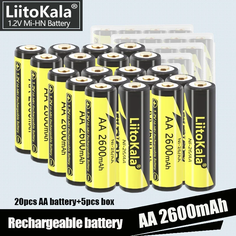 20pcs-liitokala-aa-battery-2600mah-12v-2a-ni-mh-double-a-rechargeable-batteries-and-5pc-flashlight-toys-case-boxes