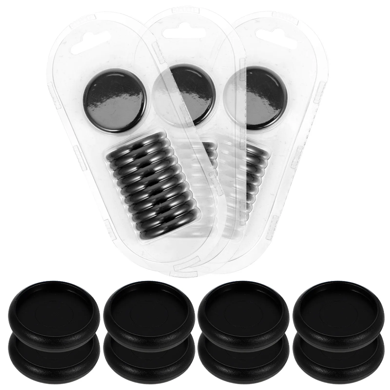 44Pcs 플라스틱 바인딩 디스크 루스 리프 바인더 링 노트 플래너 조직용 ABS 소재 북 바인더 링