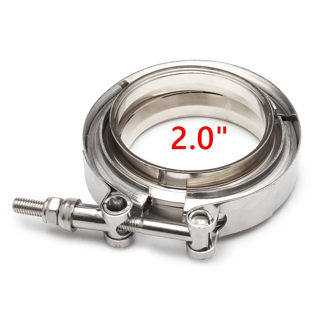 VBand Clamp With Male Female Flange Kit Turbo Downpipe Wastegate V