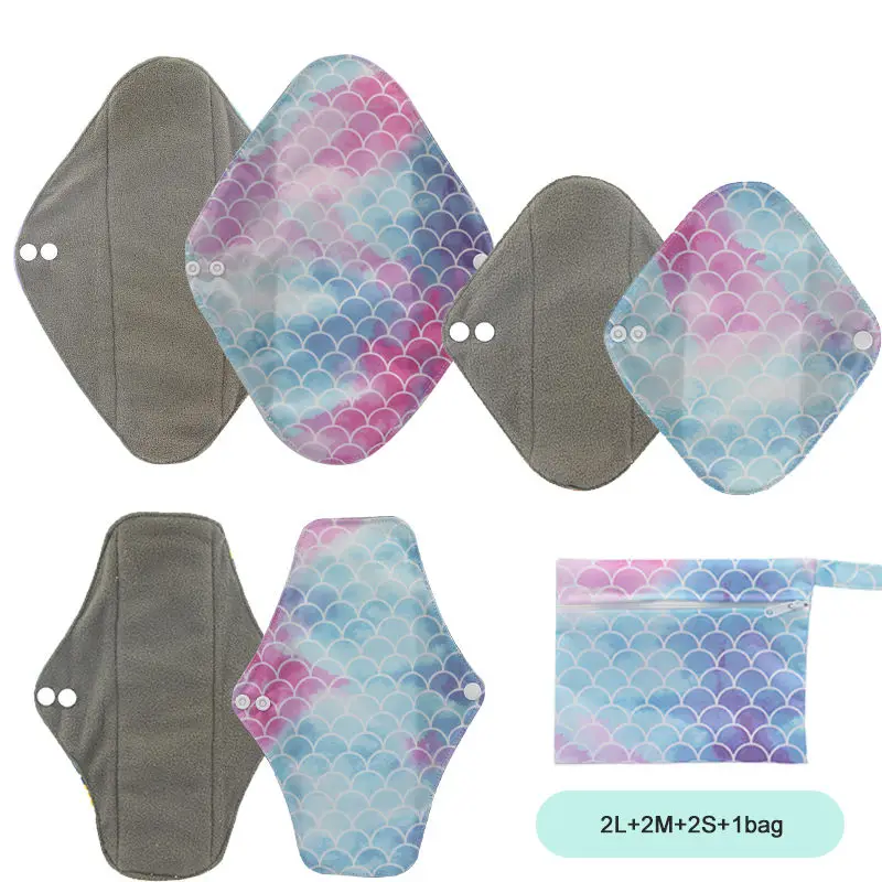 Eco-Friendly Reusable Cotton Menstrual Pads - Washable & Sustainable Sanitary Napkins