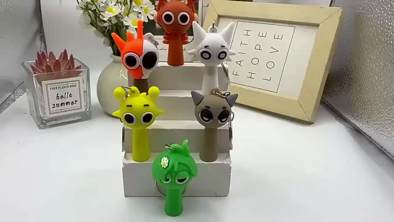 MINISO Sprunki Kawaii брелоки