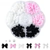 Mixed Acrylic Bowknot 3D Nail Art Decorations Flower Resin Charms Gold Beads Caviar Pearl Mixed Rhinestones Accessories Boxed 6