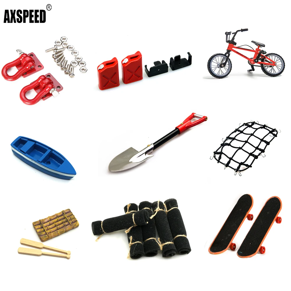 RC Car Simulated Decorative Accessories: Mini Fuel Tank and Oil Drum Set