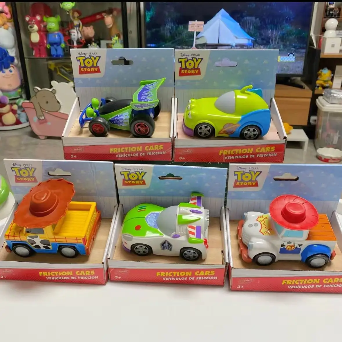 Toy Story 3 Buzz Lightyear Woody Anime Figure Desktop Toy for Children