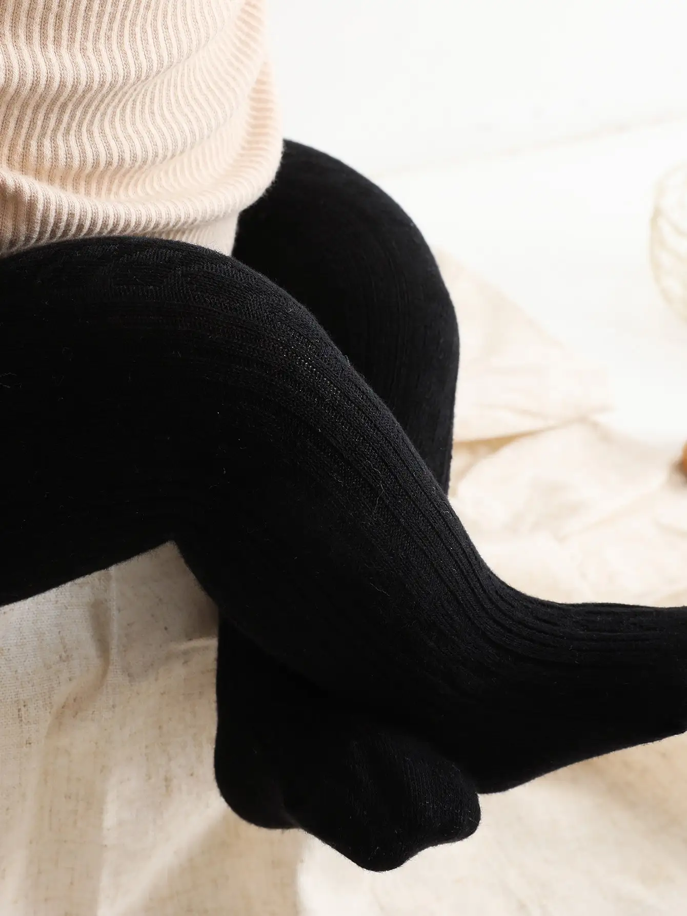 4pairs Cute Baby Girls Mesh Cable Knit Tights Spring Autumn Winter Cotton Stocking Breathable Pantyhose For Toddler Girls