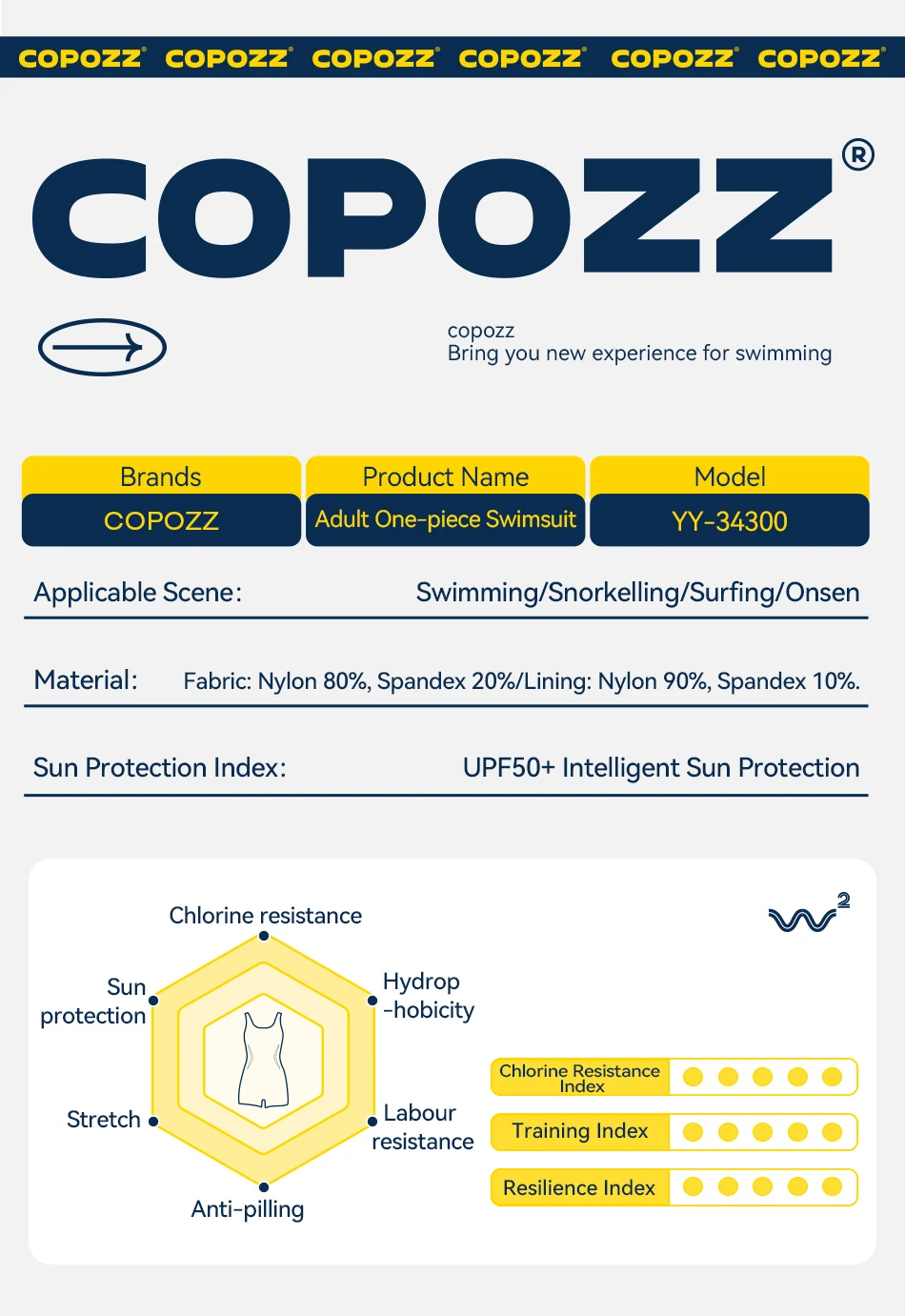 COPOZZ Woman One-Piece Swimsuit Solid Beach Sleeveless Hollow Out U Collar Summer Female Suits Surfing Sport Adult New Swimsuit