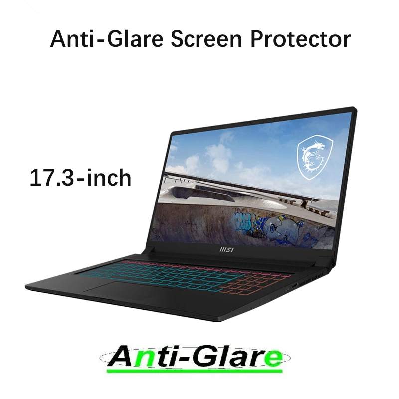 2X Protezione Dello Schermo Ultra Trasparente/Antiriflesso/Anti Raggi Blu Per Msi Stealth 17M /Stealth Gs77 17.3"