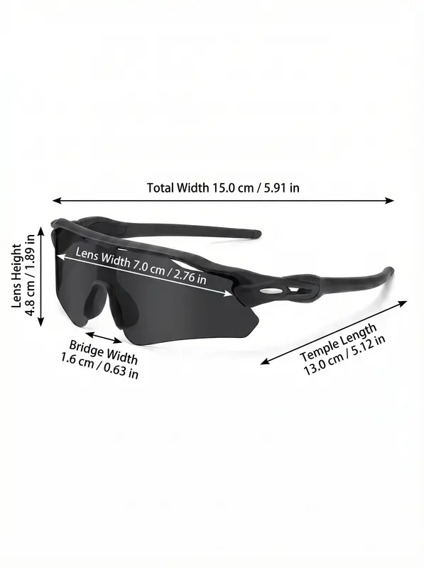 VIOLA MAG Integrated Half Frame Sunglasses, Color Film Unisex for Daily Travel Decoration, Anti Slip, with Mirror Bag - Image 5