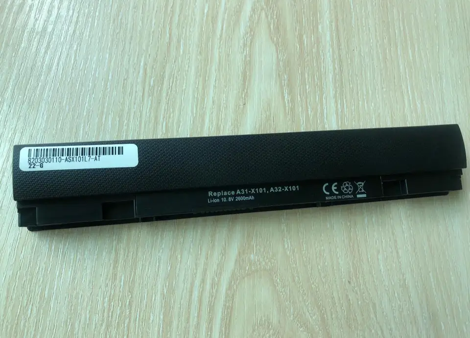 vhbw batteria compatibile con Asus Eee PC R11CX, X101, X101C, X101CH, X101H laptop, notebook (2200mAh, 10,8V, Li-Ion, bianco