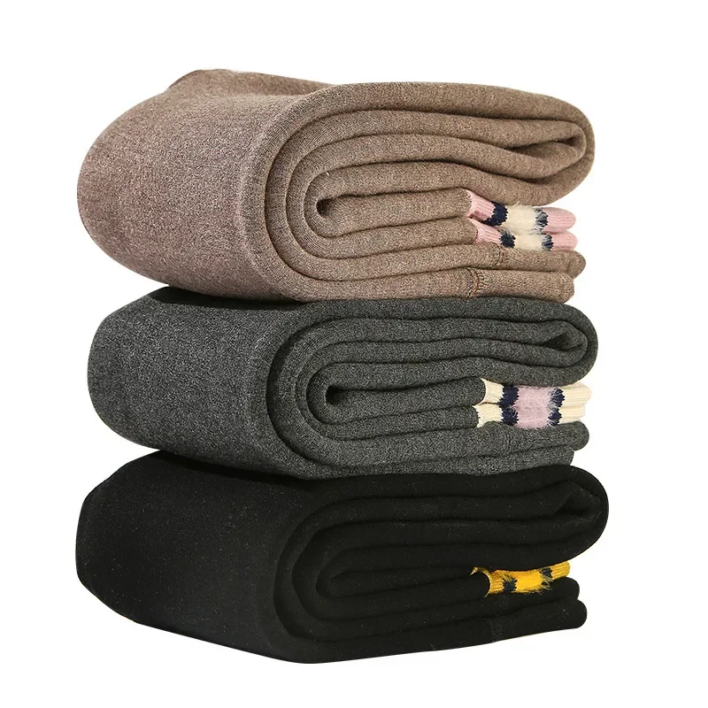 Baby Girls Winter Pants Plus Velvet Thickening Leggings Kids Warm Leggings Children Girl Skinny Pencil Pants Slim Warm Trousers