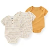 Kiddiezoom 3 Pcs Summer Fashion Cartoon Baby Boy Girl Bodysuits Soft Newborn Onesies Clothing 3
