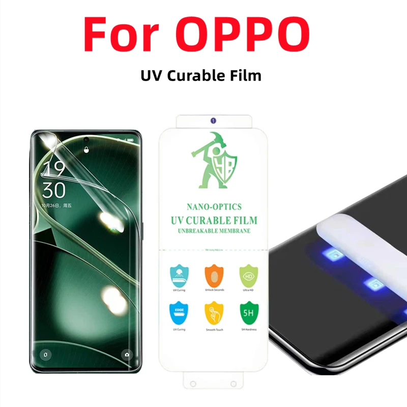 

4pcs HD Protective Film For OPPO Find X7 Ultra X6 X5 X3 X2 Pro FIND X OPPO Reno 3/4/5/6/7/8/9/10/11 Pro Screen Protector NANO