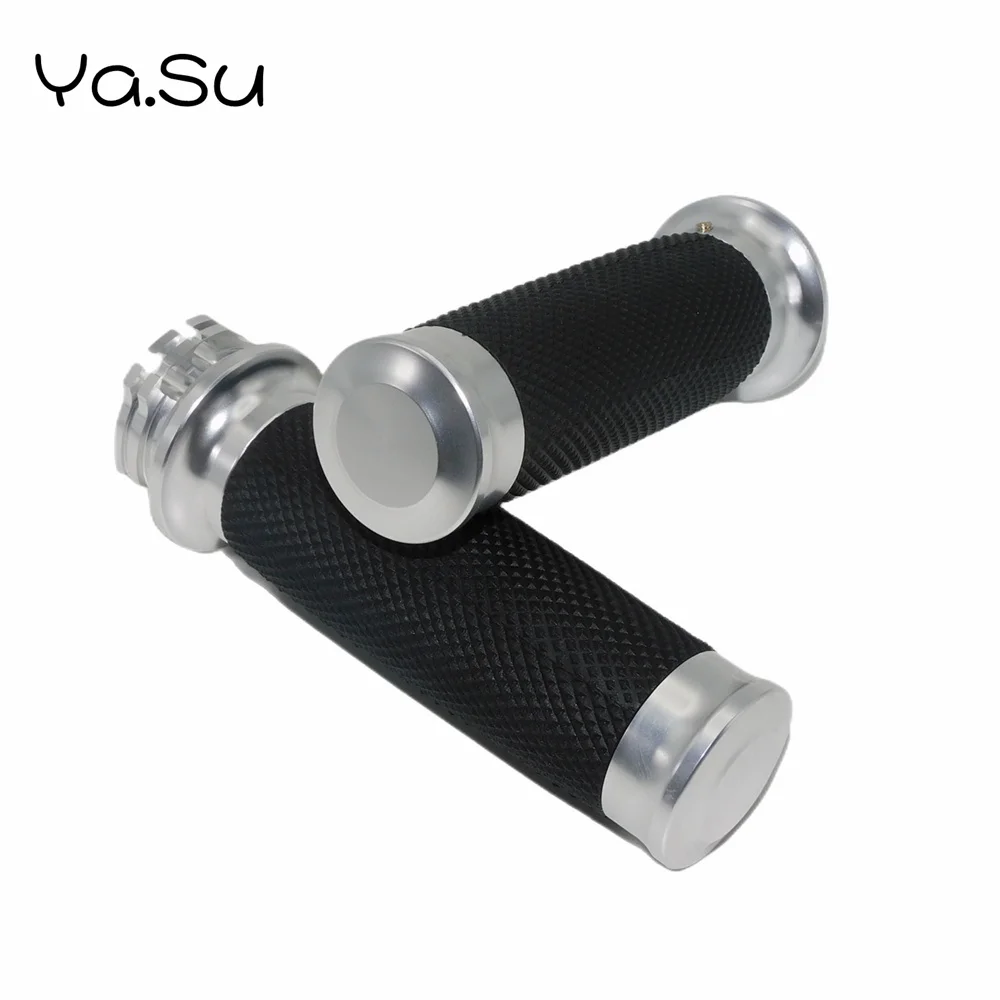 

Motorcycle 1"25mm Hand Grips Universal Handle Bar For Harley Touring Street Glide Sportster 883 1200 XL Dyna VRSC Softail