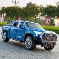 1/32 Tundra Alloy Pickup Car Model Diecast & Toy Metal Off-Road Vehicles Car Model Simulation Sound and Light Childrens Toy Gift 1