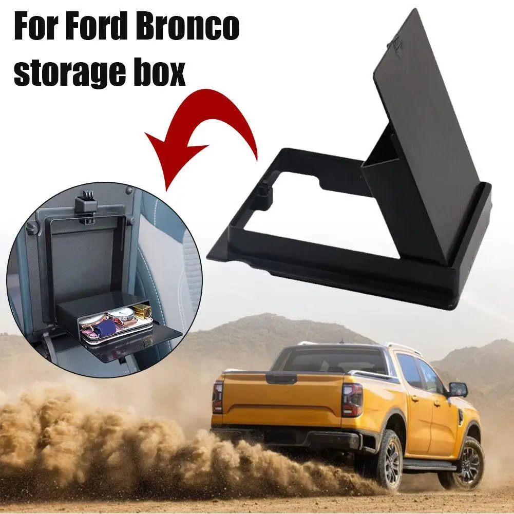 

Автомобильные аксессуары для Ford Bronco Sport 2021 2022 2023 внутренний подлокотник консоль коробка для хранения держатель Органайзер лоток