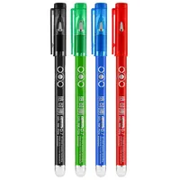 Blue Black Red Green Erasable Gel Pen Set with Eraser Magic Ink Washable School Office Writing Painting Stationery 1