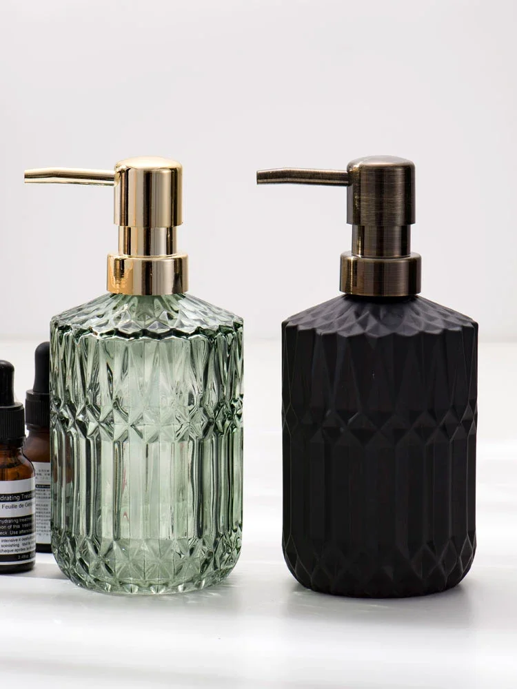 

Nordic style luxury glass emulsion bottle home bottling.