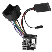 Pour Peugeot 206 207 307 301 407 pour citroën C4 C5 C6 Berlingo RD4 harnais Radio Microphone mains libres Bluetooth 5.0 adaptateur AUX 5