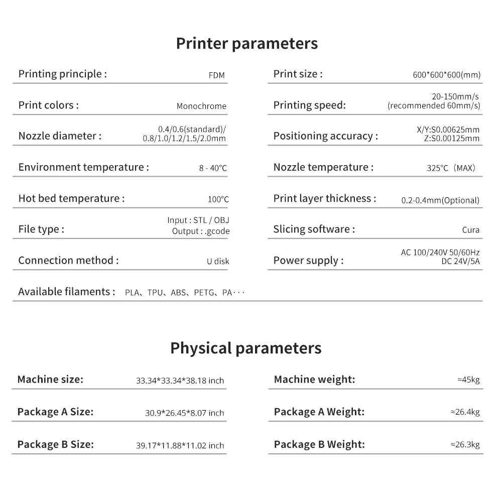 Wytłaczarka z napędem bezpośrednim VEHO-600 TRONXY 600*600*600mm duża rozmiar wydruku drukarka 3D automatyczny czujnik poziomu drukarka o wysokiej precyzji 26 Sb339aa3f534545a6b18ba6d93ae029ebT Wytłaczarka z napędem bezpośrednim VEHO-600 TRONXY 600*600*600mm duża rozmiar wydruku drukarka 3D automatyczny czujnik poziomu drukarka o wysokiej precyzji
