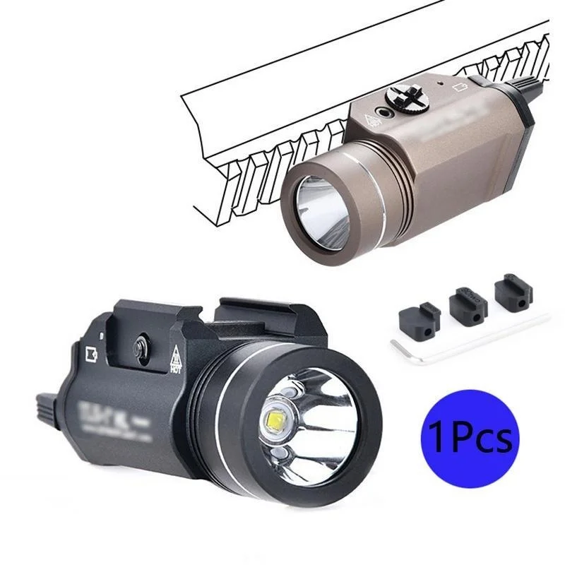 

Tactical hanging torch/strong light/flashing LED lighting 800 Lumen LED For 20mm rail Wargame(NO BATTERY)