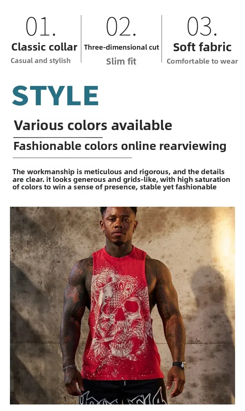 Men's Sleeveless Quick Dry Gym Sports Tank Top