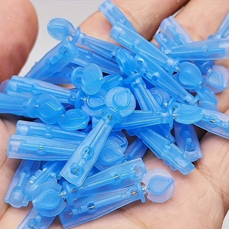 50pcs Disposable Blackhead Remover Acne Needles Blackhead Remover Tool Removal and Facial Cleaning Stainless Steel Needles 5