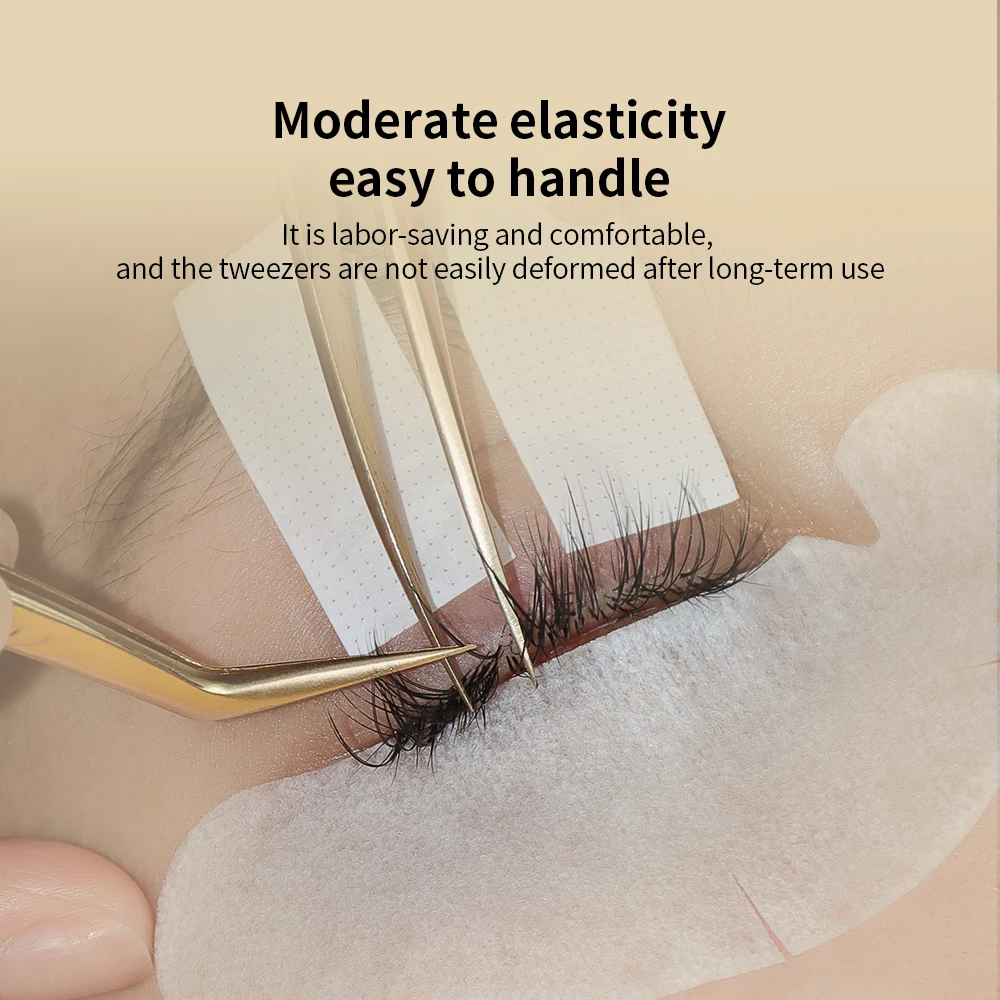 Eyelash Tweezers Eyebrow Tweezers GLAMLASH Eyelash Extension Stainless Steel Non-slip Tweezers for Classic Lashes Eyebrow Easy Fan Russian Volume Eyelashes