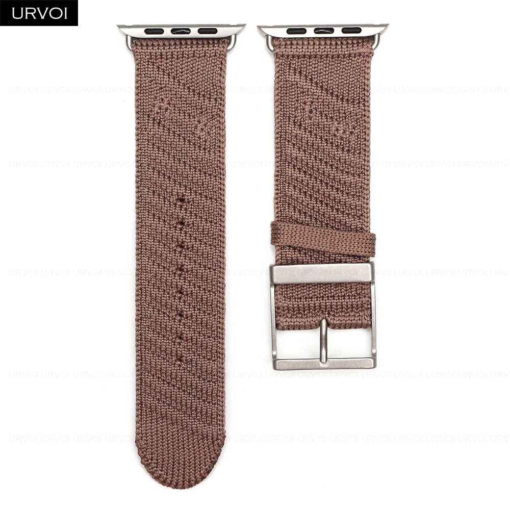 URVOI Ocean Waves Pattern Strap with Custom Buckle