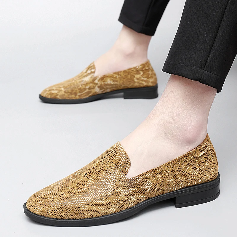 2023 New Fashion Men's Light Casual Shoes Round Toe Spring and Autumn Men's One Step Lazy Outdoor Comfort Walking Shoes