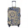 Mandala Suitcase Cover Floral Mystery Cruise Trip Flight Fun Luggage Supplies Protection 2