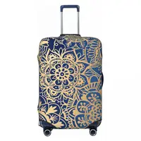Mandala Suitcase Cover Floral Mystery Cruise Trip Flight Fun Luggage Supplies Protection 2