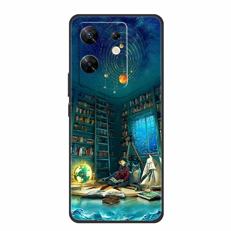 Sleek Black Silicone Shockproof Phone Case - Soft, Durable Back Cover for Enhanced Protection (6.78)