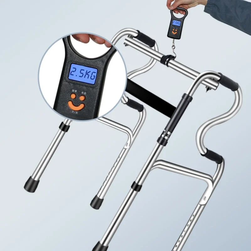 Disability Support Four-Legged Walker Cane Foldable Portable Enhanced Stability Walking Aid Disability Assistance 2