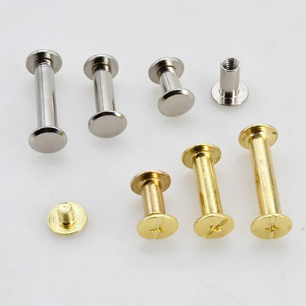 brass carbon and stainless steel bookbinding screw 05