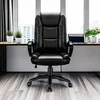 Ergonomic High Back Cushion Lumbar Back Support, Computer Desk Chair, Adjustable Executive Leather Chair with Armrest 6