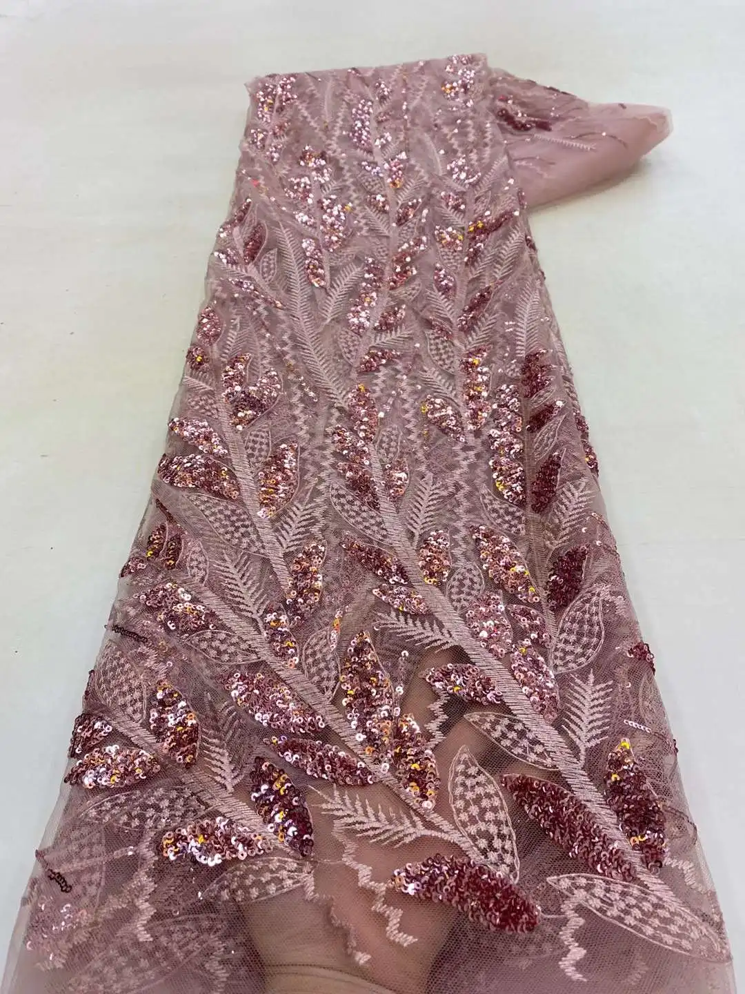 

Simple Sequin Design Lace With Sharkle 3D Embroidery French Tulle Net African Nigeria Fabirc For Weddings Evening Dresses Party