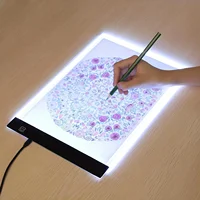 LED Photocopying Table Drawing Board Children Light Transmitting Copying Table Brightness Adjustable Night Light Notepad 1