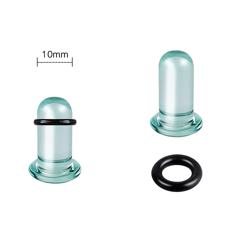 2 stücke Glas Ohr Messgeräte Stretching Kit Short Taper Expander 1,6-16mm Stretching Ohr Tunnel Und Plugs körper Piercing Schmuck – Detail 14