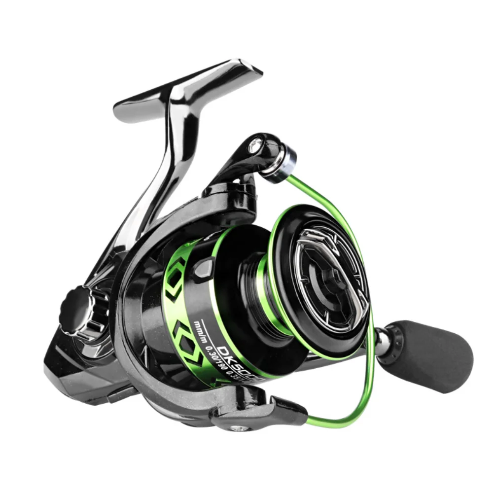 

Reel 5.2:1 Gear Ratio 21KG Max Dragon Color Gold Powder Embellishment Fashion Hollow Design 2000-7000 Series