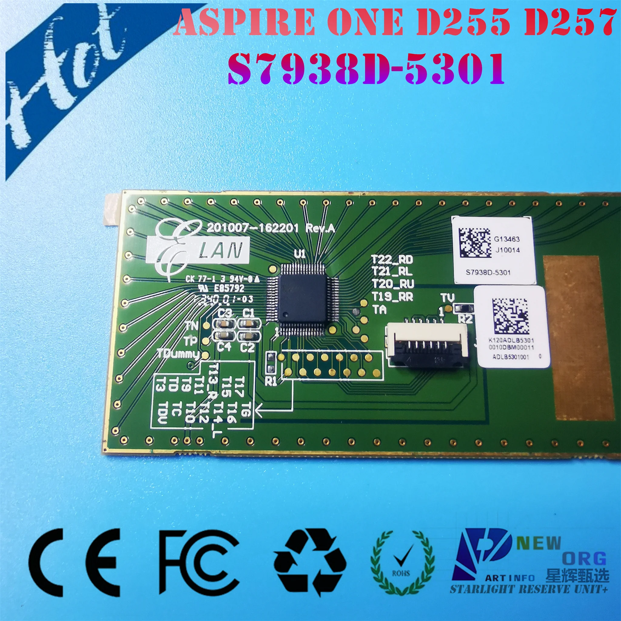 Laptop touchpad for ACER Aspire ONE D255 D260 D257 D270 D255E 522 AOD257 AOD260 AO521 AO532 AO533 532 532H 521 533 S7938D-5301