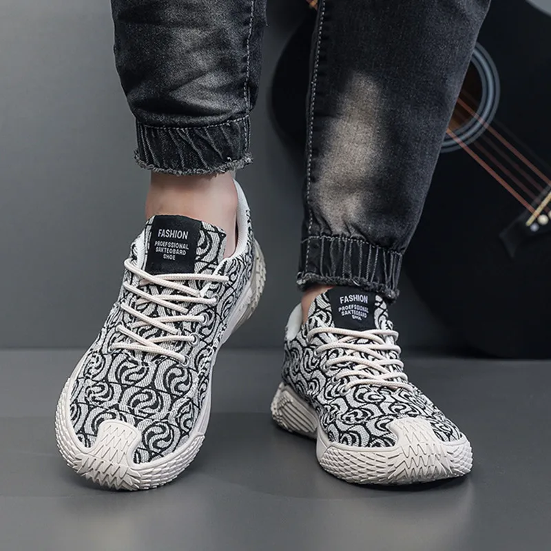 Canvas Shoes Men Casual Sneakers Fashion Breathable Running Shoes Spring Summer Non-Slip Man Outdoor Walking Shoes Sneakers