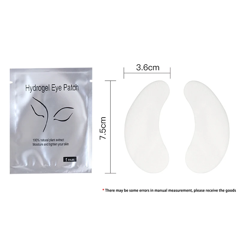 Eyelash Under Eye Patches Eye Pad Isolation Remove Hydrogel Patch Sticker Gasket Eyelash Extension Makeup Tools 50 Pairs