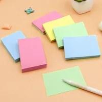 100 Sheets  Sticky notes Pads Posits Stationery Paper Stickers Posted It Memo Notepad Notebook School Office Accessories 2