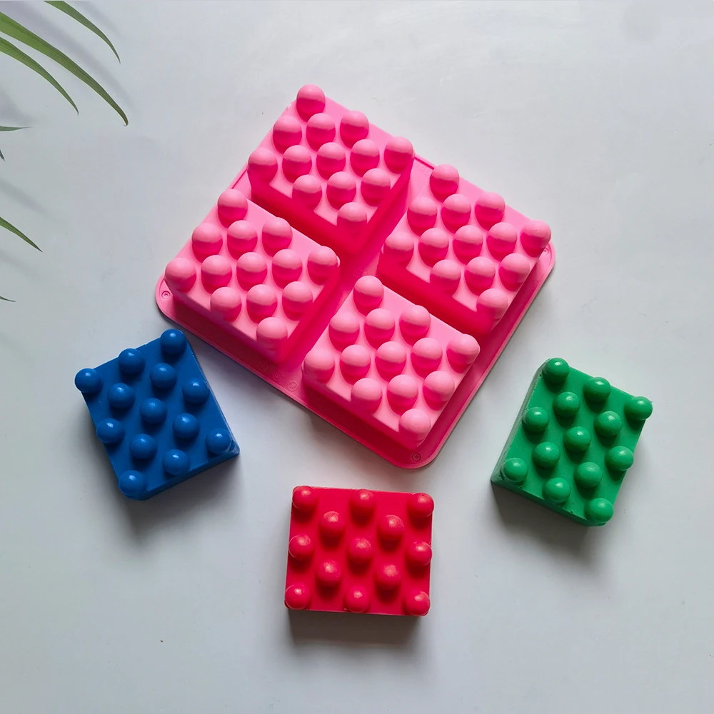 New 3D Handmade Silicone Soap Molds Massage Therapy Bar Molding Tray