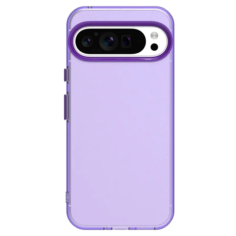 Candy Color Translucent Matte Shockproof Protective Bumper Case