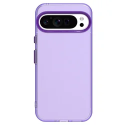 Candy Color Translucent Matte Shockproof Protective Bumper Case - Pixel 10 Pro XL (Purple)