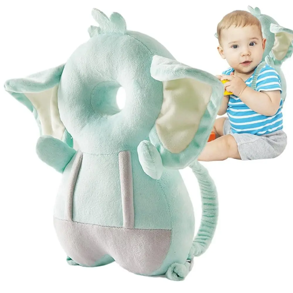 Cotton Baby Head Protection Cushion Adjust Strap Soft Toddlers Backpack Pillow Reduce Fall Shock Safety Back Cushion Baby 3