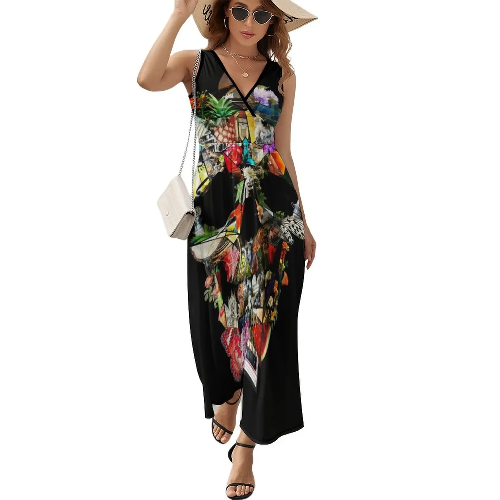 

Fragile Skull 2 Sleeveless Dress summer dress woman 2024 beach outfits for women loose summer dress luxury woman evening
