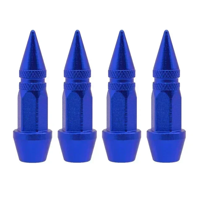 Universal Airtight Tire Valve Caps - Set of 4 for Cars, Motorcycles, and Bikes